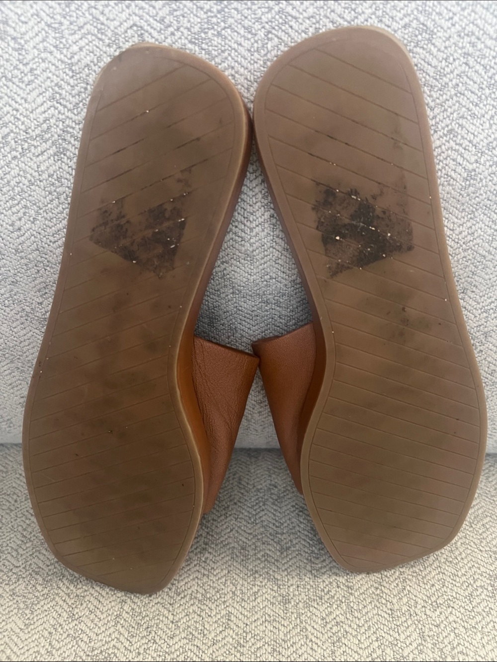 Steve Madden Cognac Wide Strap Slide Sandals for Women - Picture 3 of 4